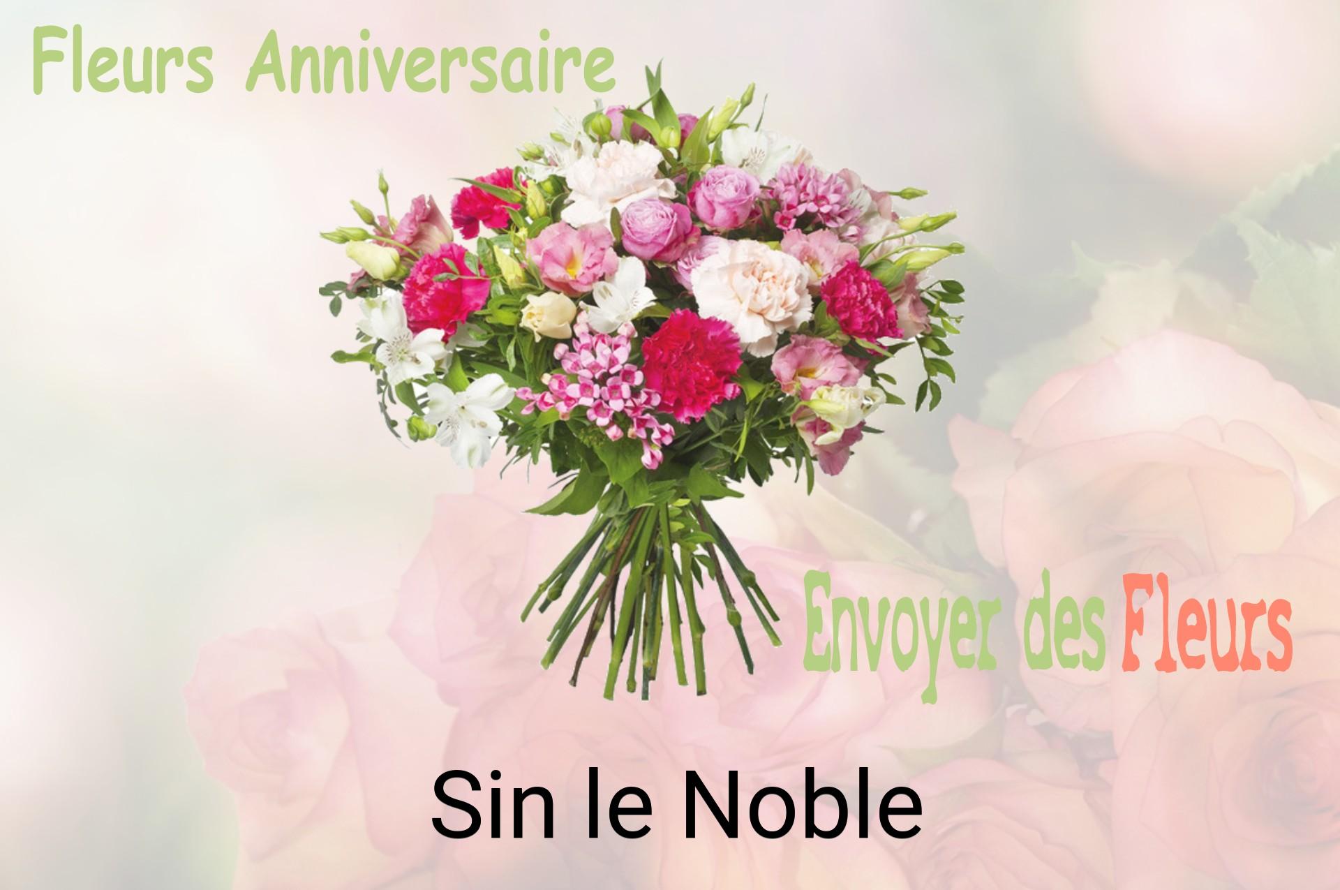 Bouquet de fleurs d’anniversaire livré à Sin-le-Noble