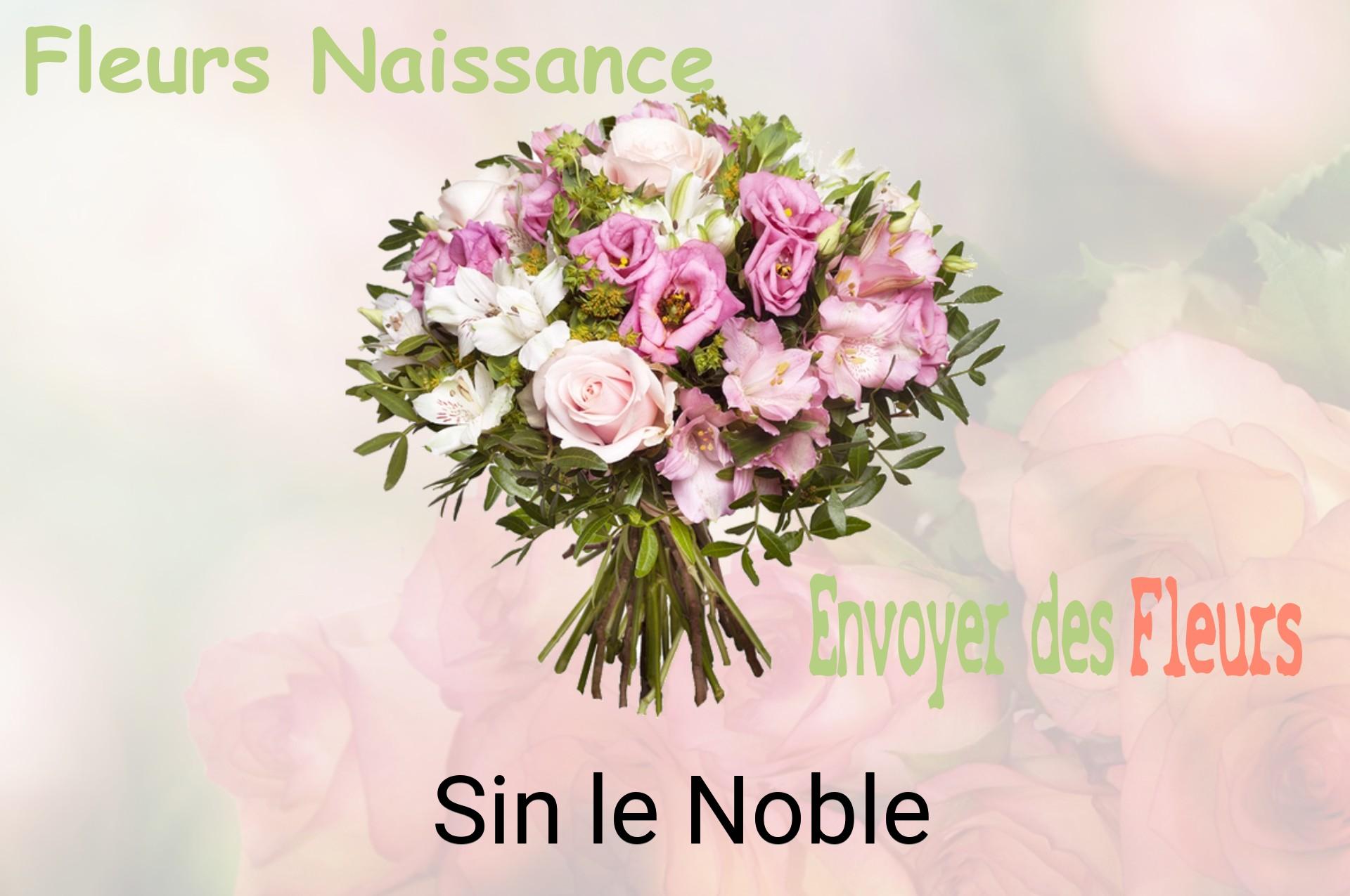Bouquet de fleurs de naissance livré à Sin-le-Noble